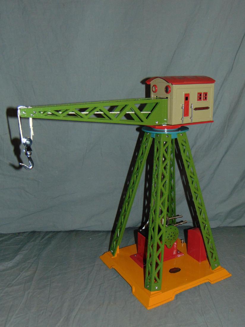T-Reproductions Dorfan #70 Electric Crane: Superb reproduction of the classic standard gauge accessory. No box. Includes operating instructions. Approx. 19-3/4" high.