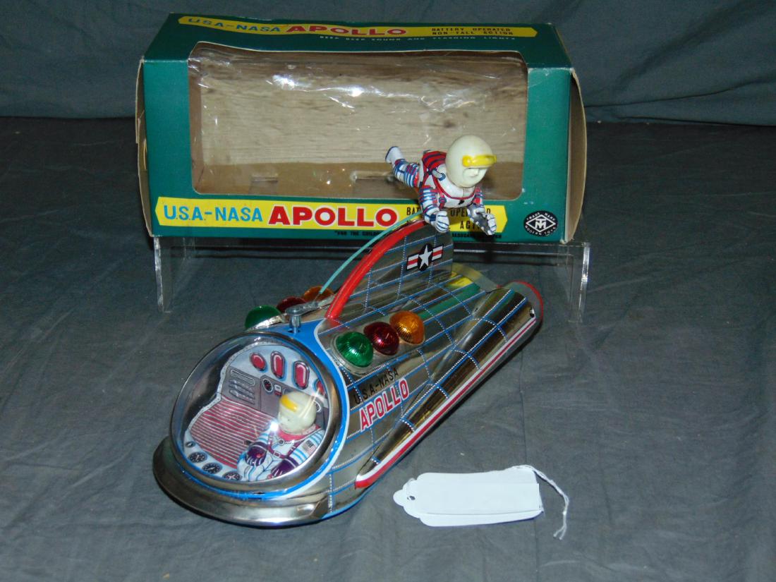 Masudaya Modern Toys Usa Nasa Apollo Battery Operated Spaceship