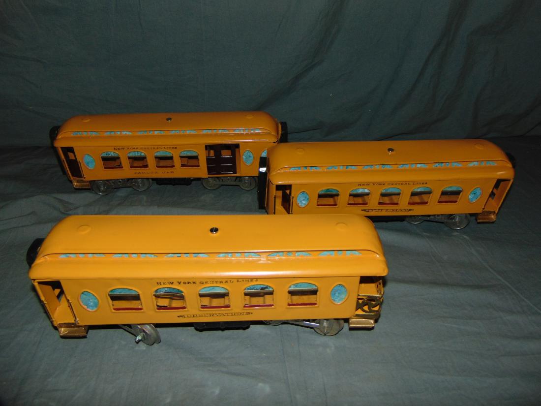 3 Restored Lionel 190 Series Std Passenger Cars: All restored. Standard gauge. Includes 19 combine, 18 pullman, and 190 observation.