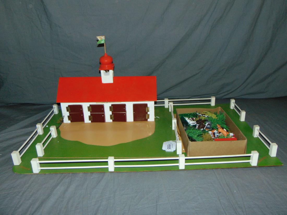 Vtg FAO Schwarz Riding School Playset in Orig Box (1 of 6)