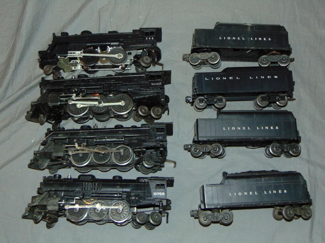 Lot of 4 Lionel Postwar Steam Engines & Tenders (1 of 5)