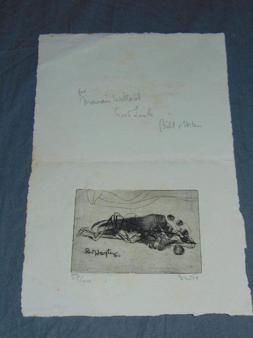 Stanley William Hayter (1901-1988) Etching. (1 of 3)