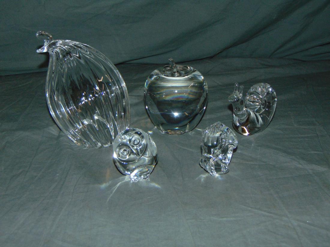 Steuben. Five Piece Lot. (1 of 10)