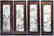 A SET OF 4 CHINESE ENAMELLED PLAQUES, REPUBLIC PERIOD