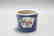 A CHINESE ANTIQUE FAMILLE ROSE BLUE GROUND BRUSH POT - 5