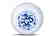 A CHINESE BLUE & WHITE DRAGON DISH, QIANLONG PERIOD