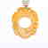 A YELLOW SHOUSHAN OR TIANHUANG ARCHAISTIC PENDANT