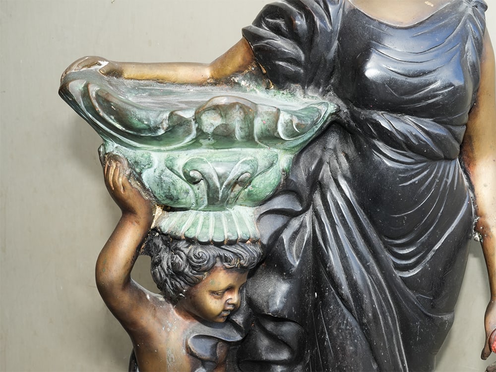 BRONZE GARDEN STATUE - 2