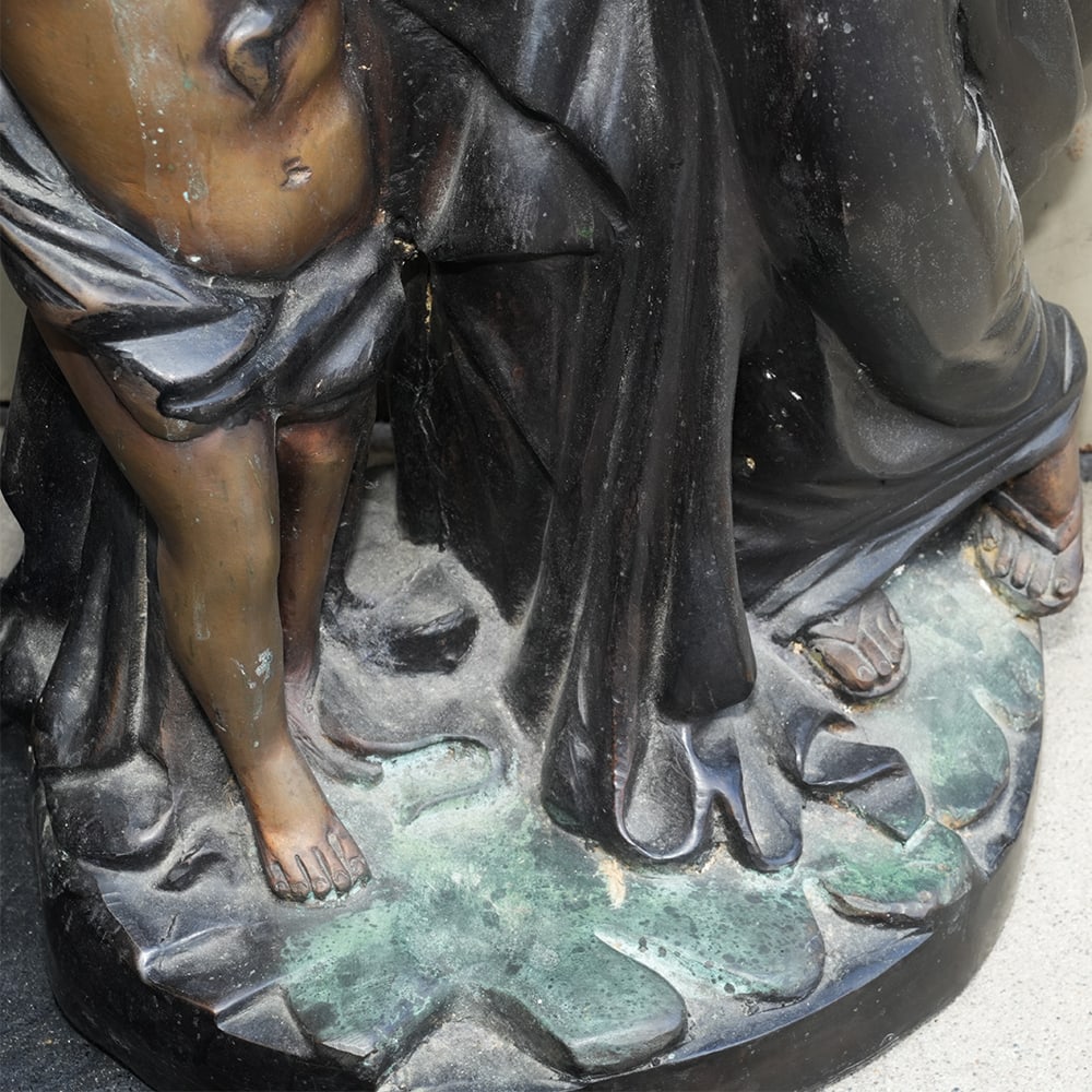 BRONZE GARDEN STATUE - 4