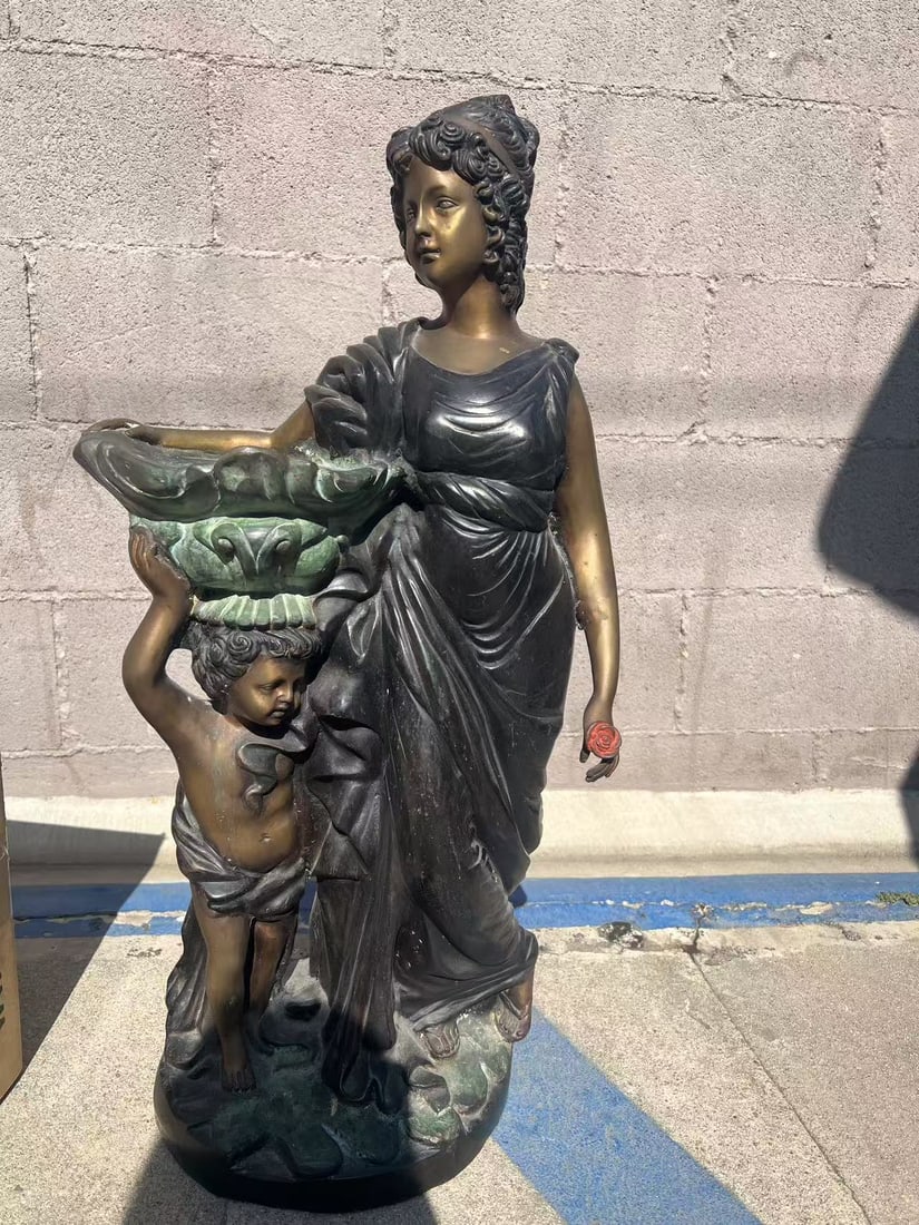 BRONZE GARDEN STATUE - 5