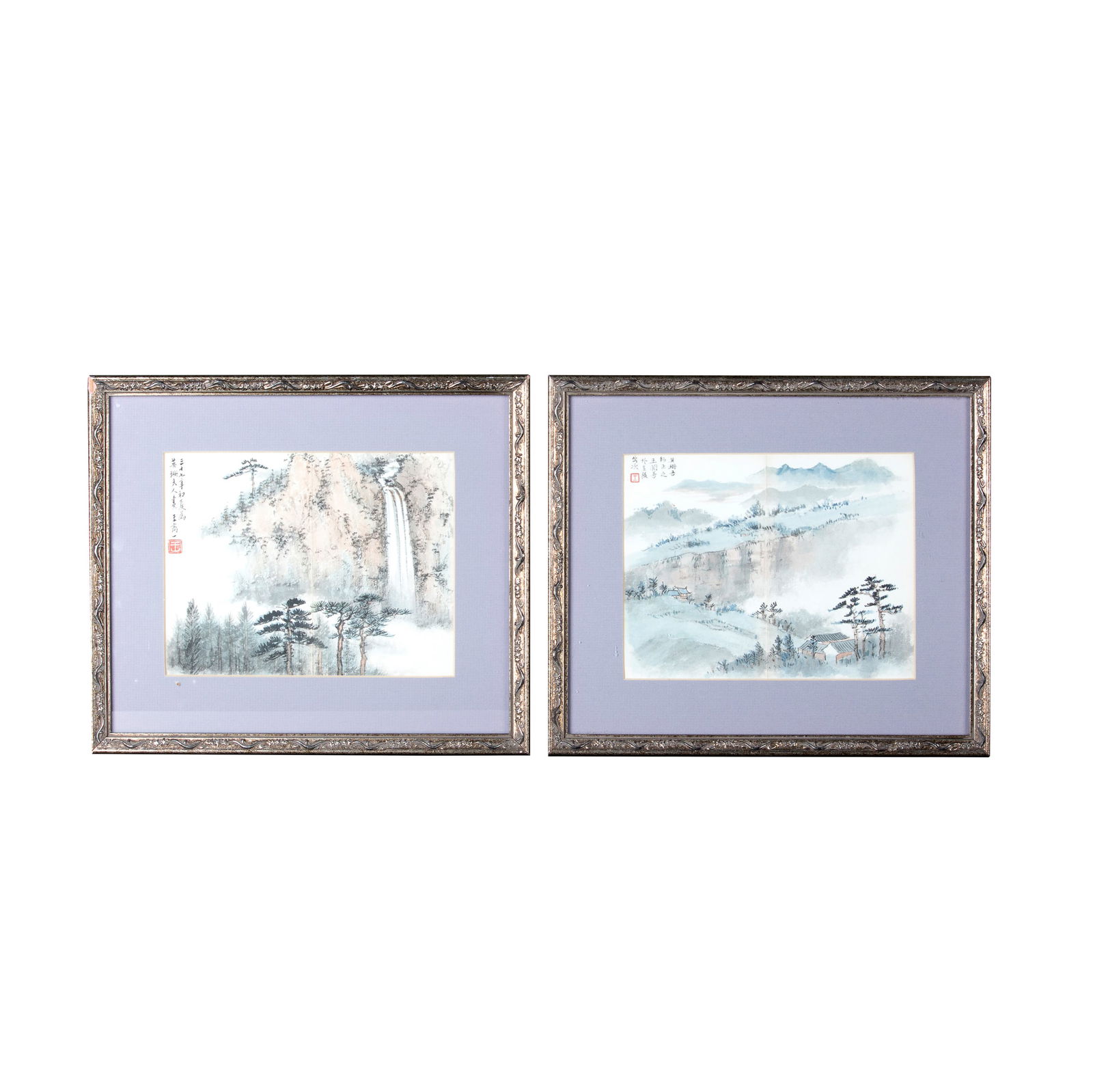 WANG WENSHAN (1929-2022 ) / WANG SHANGYI (1905-1927) - CHINESE PAINTING OF LANDSCAPE (1 of 5)