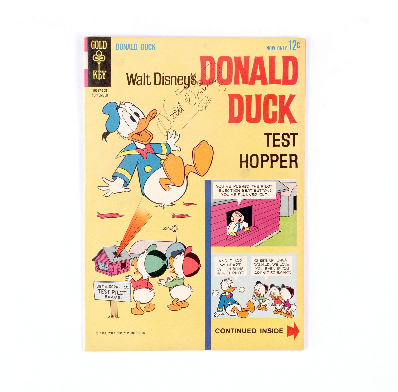 GOLD KEY COMICS WALT DISNEY'S DONALD DUCK - TEST HOPPER (1 of 3)