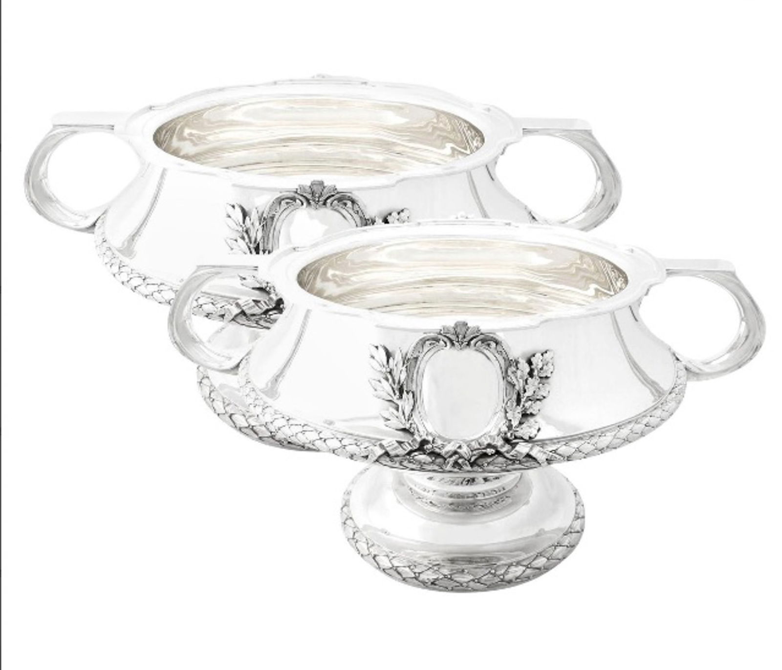 PAIR OF BRITISH STERLING SILVER BOWLS (1 of 1)