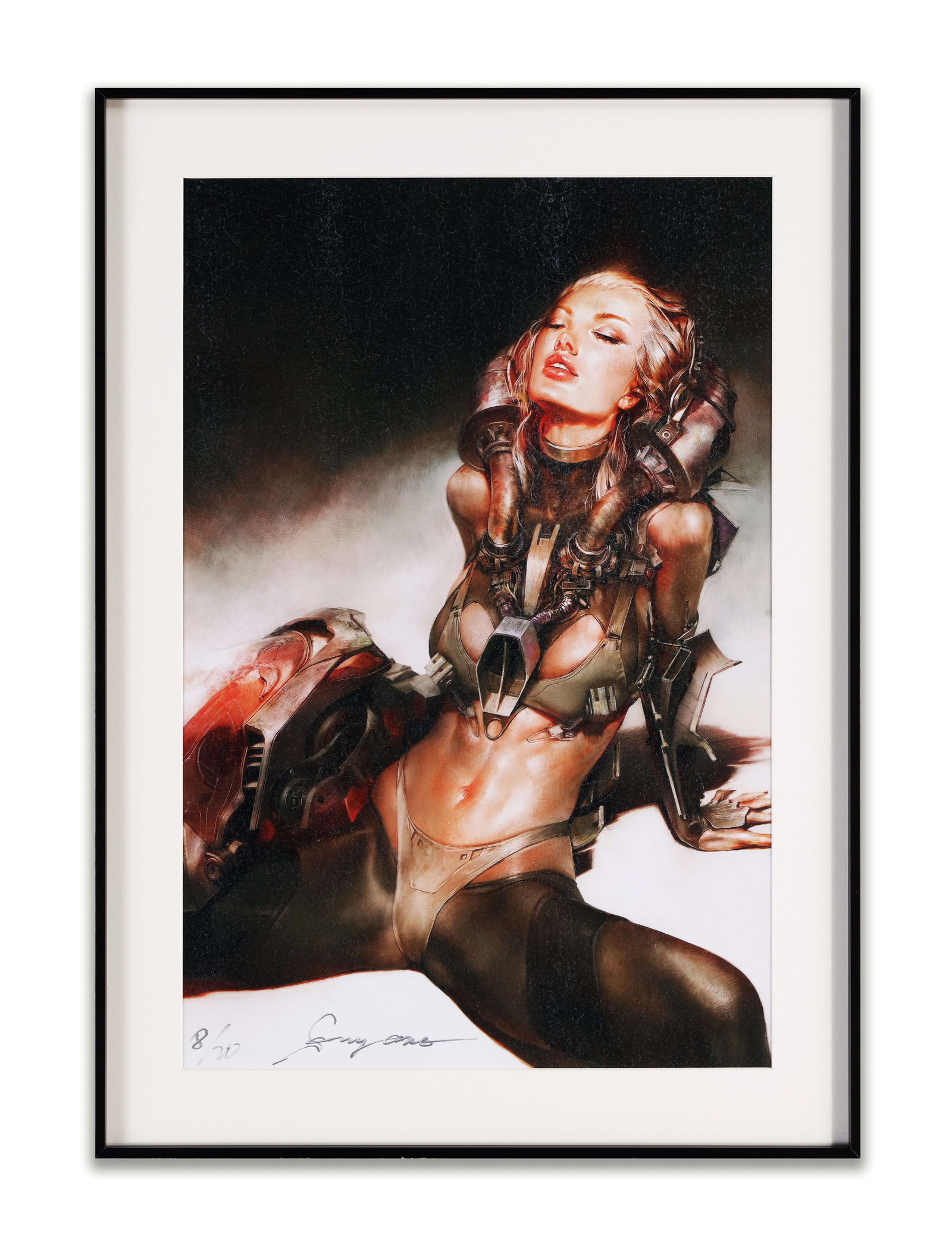 SORAYAMA HAJIME (B.1942), ATTRIBUTED TO, OFFSET LITHOGRAPH: An offset lithograph attributed to SORAYAMA HAJIME (B.1942).Dimensions: Canvas: 50 x 35 cm. All measurements are approximate.