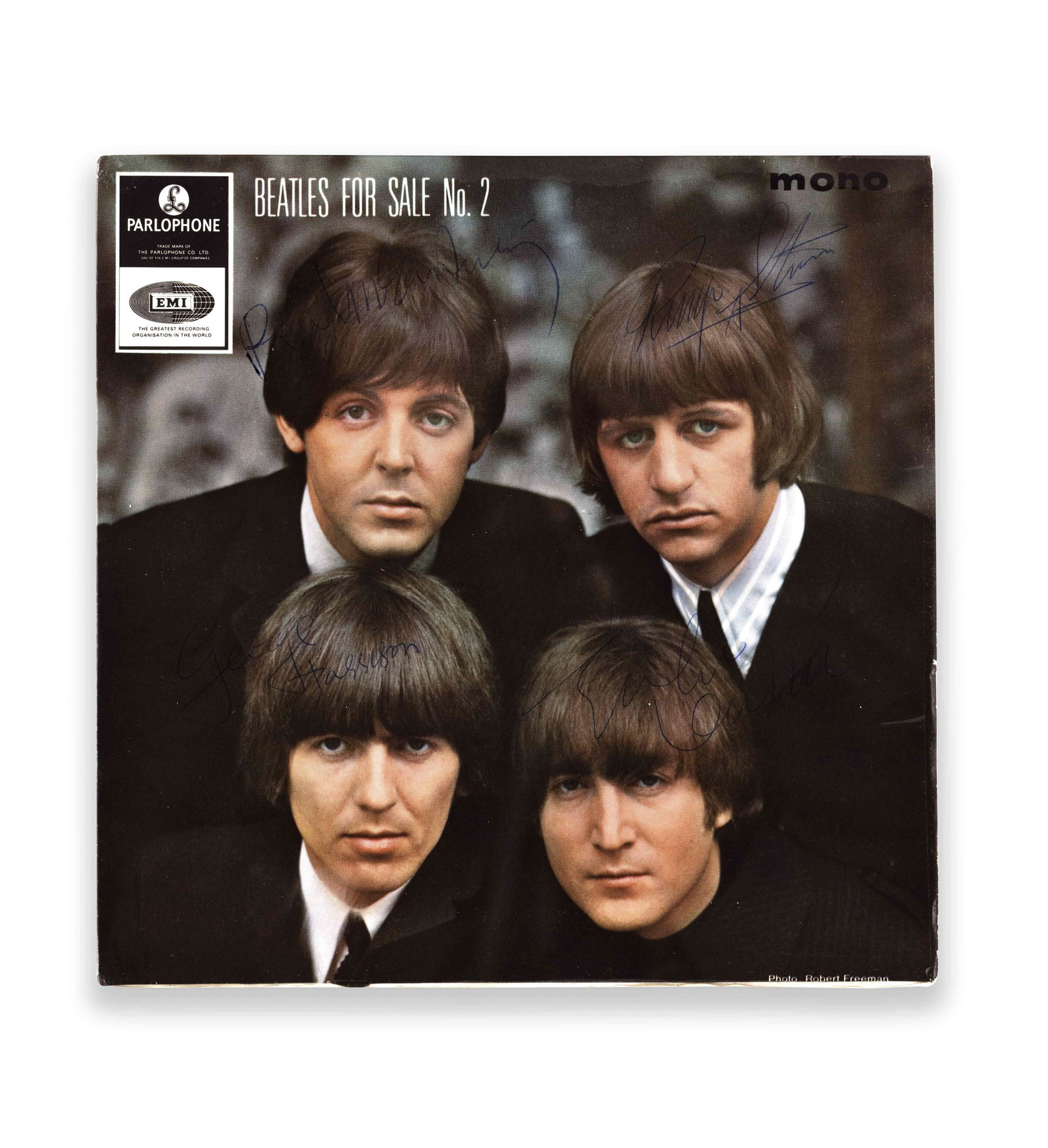 THE BEATLES VINYL EP BEATLES FOR SALE NO. 2 (PARLOPHONE, MONO) BEARING FOUR SIGNATURES (1 of 4)