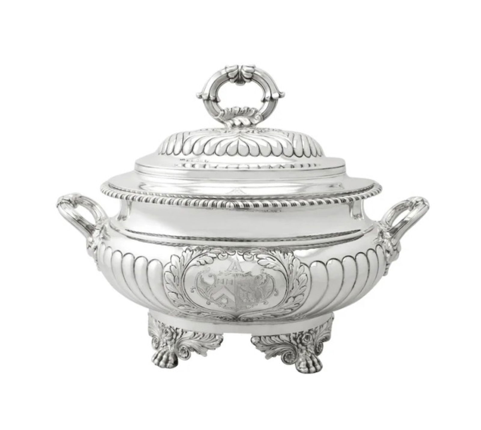 STERLING SILVER SOUP TUREEN (1 of 1)