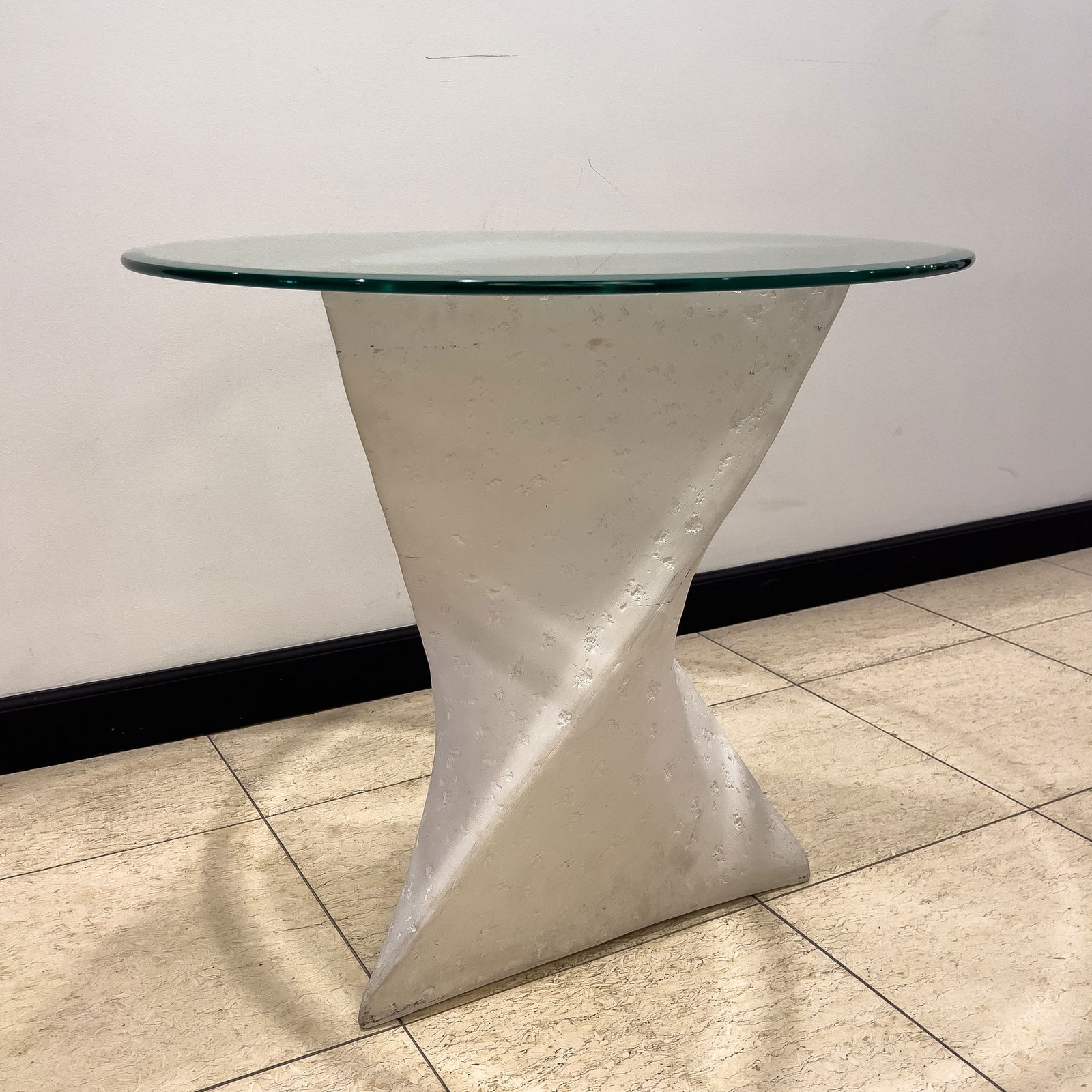 GLASS TOP DINING TABLE - 4