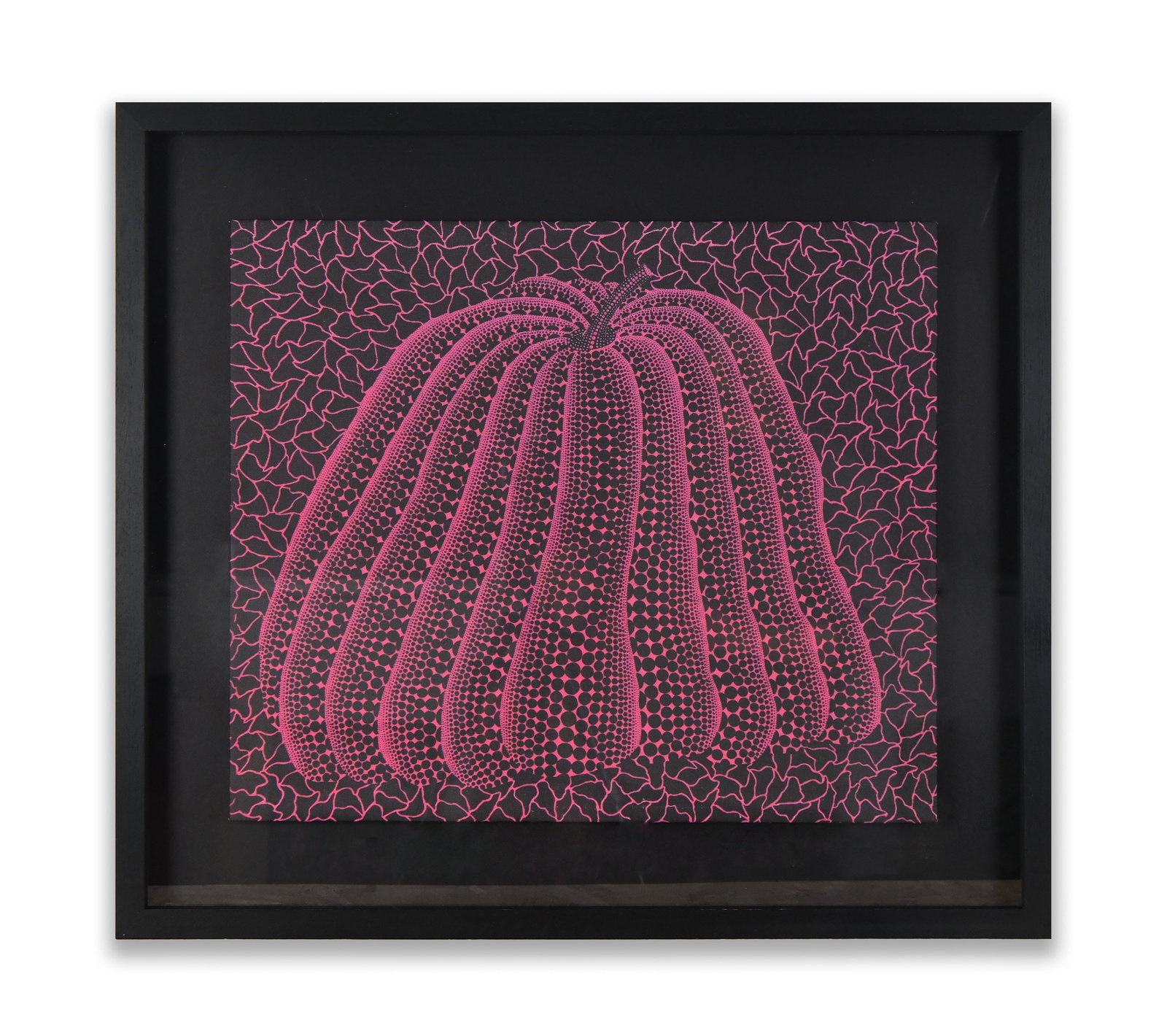 YAYOI KUSAMA (B. 1929), ATTRIBUTED TO, PUMPKIN (PINK ON BLACK) (1 of 1)