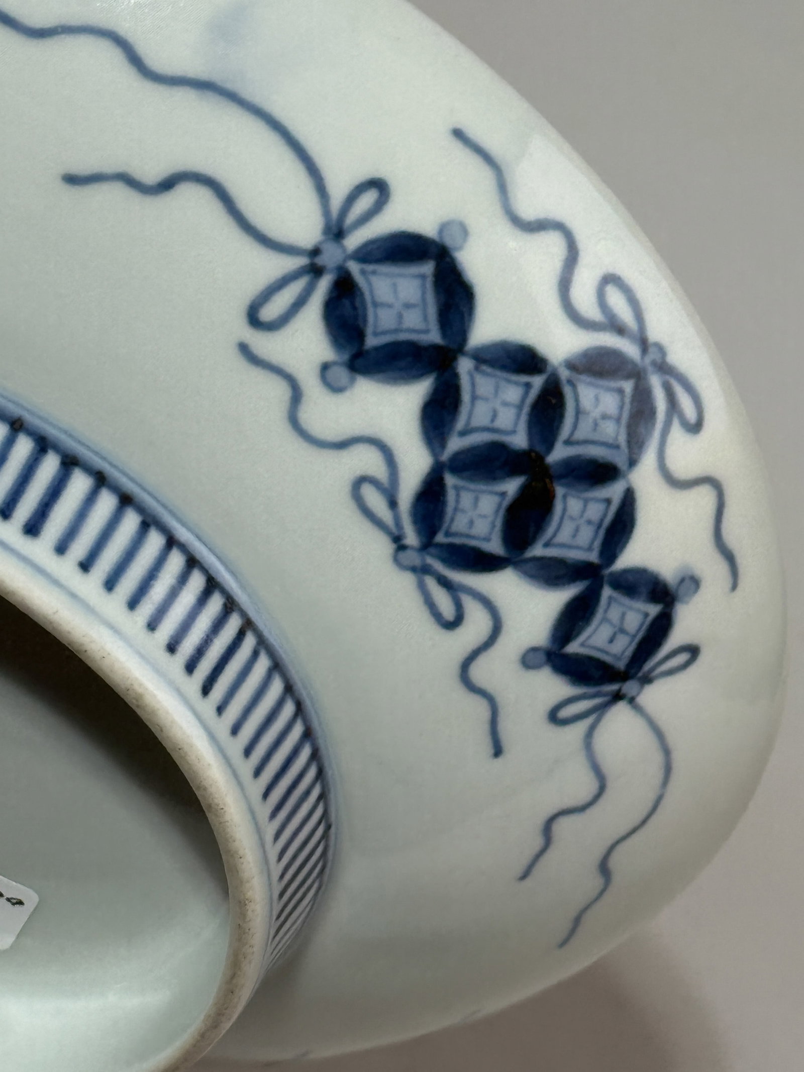 A JAPANESE BLUE AND WHITE NABESHIMA PORCELAIN DISH - 13