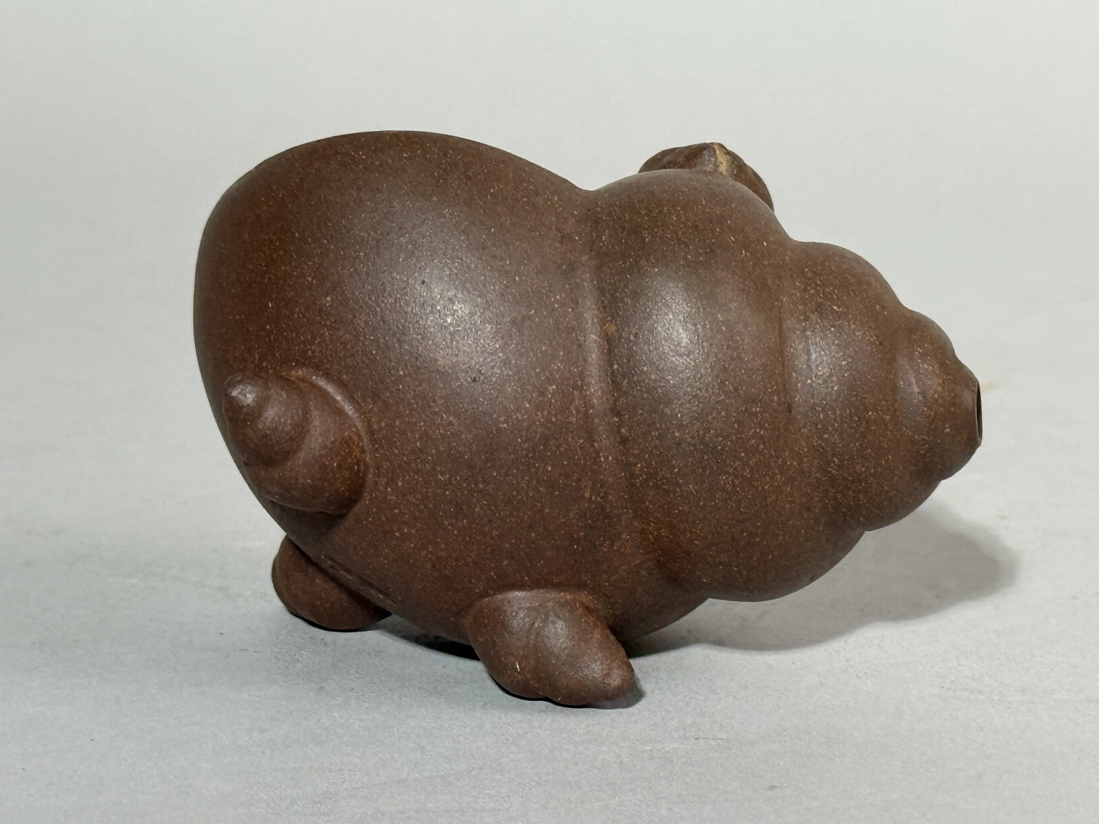 CHINESE YIXING SNAIL SCHOLAR WATER DROPPER - 4