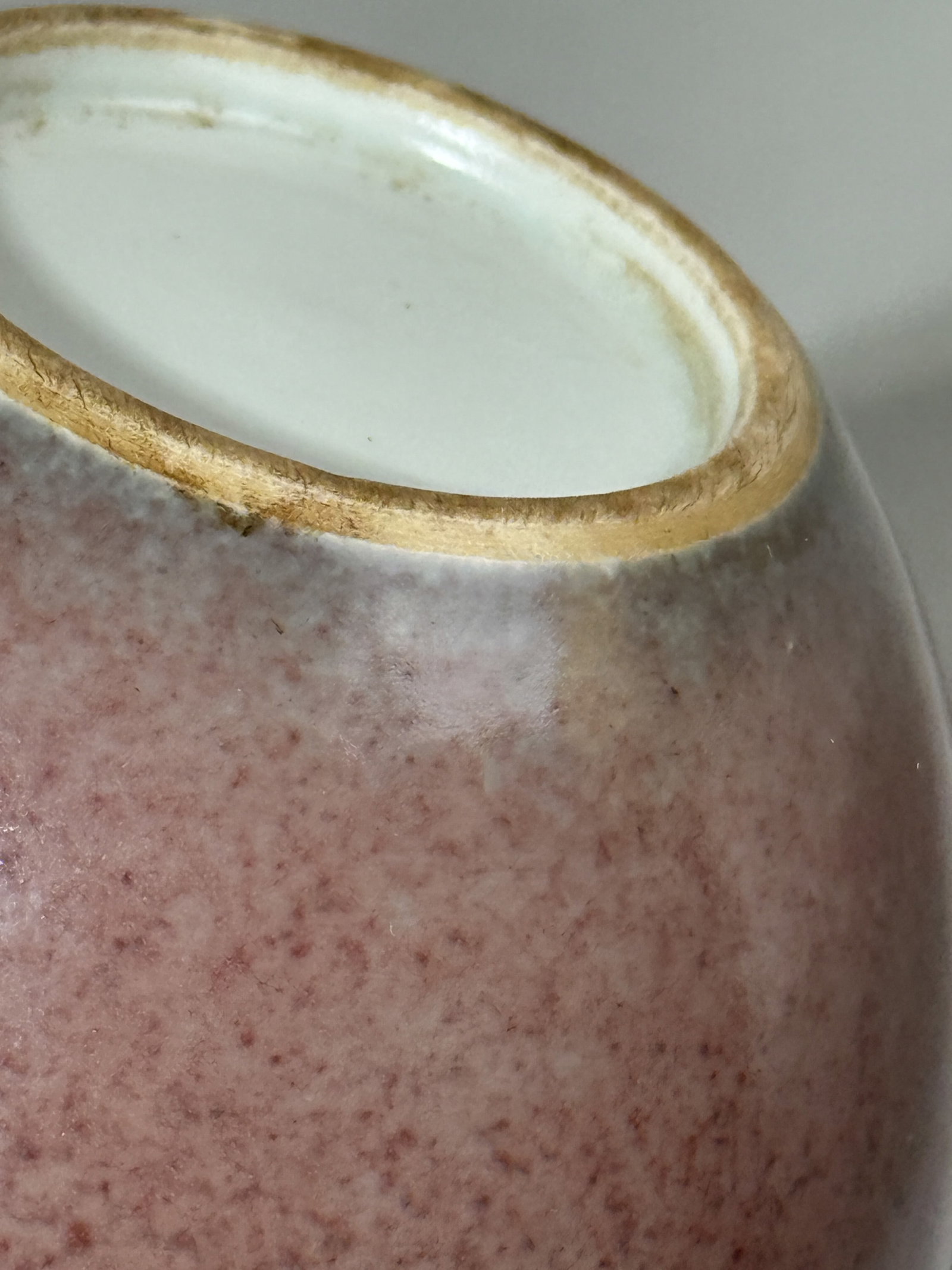 CHINESE PEACH BLOOM SCHOLAR PORCELAIN WATERPOT - 10
