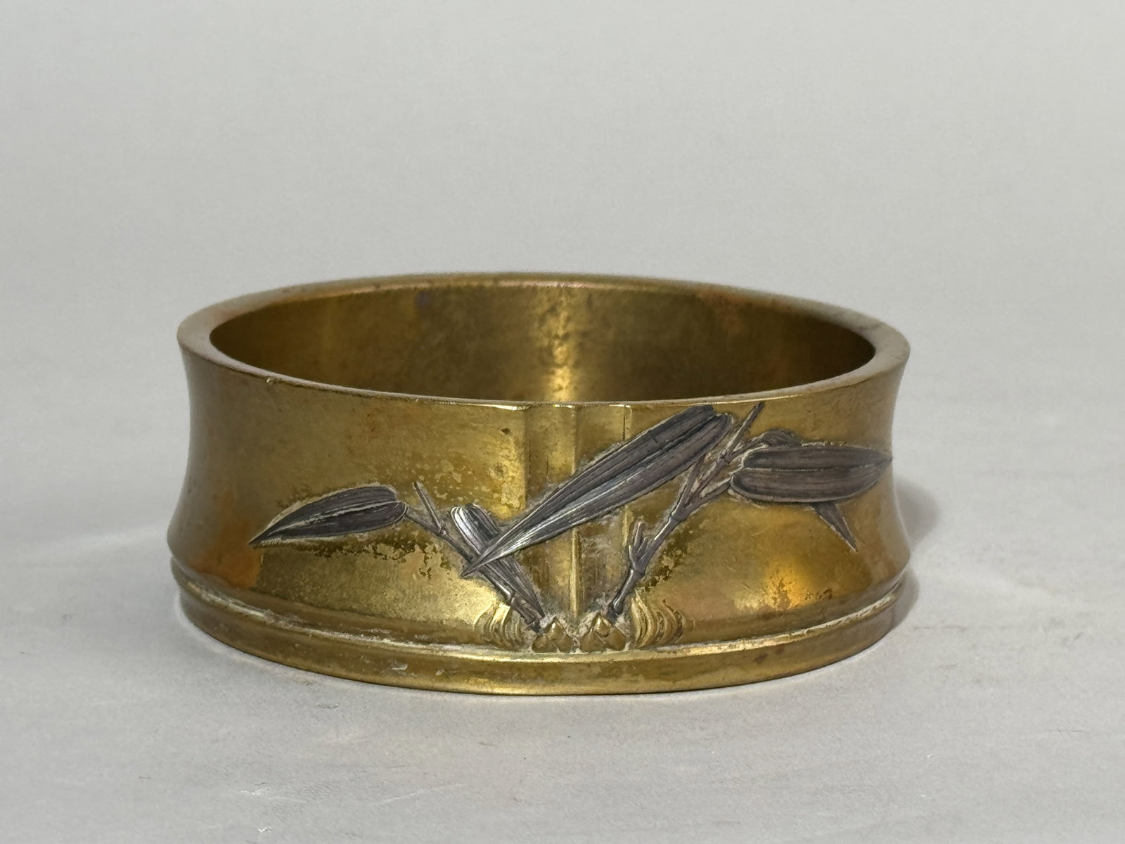 JAPANESE MIXED METAL BRONZE BRUSHWASHER (1 of 7)