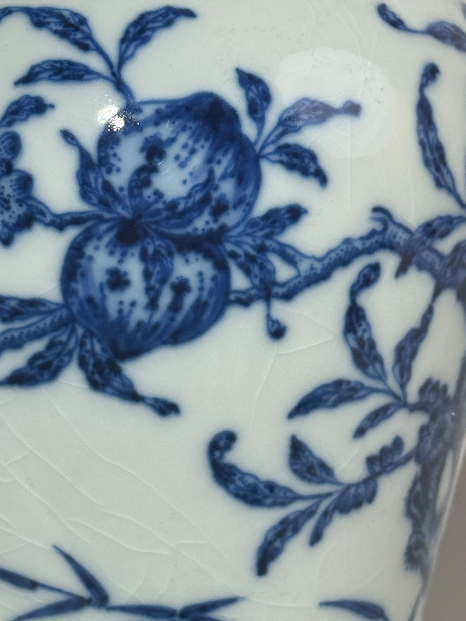 CHINESE BLUE AND WHITE PORCELAIN MEIPING - 2