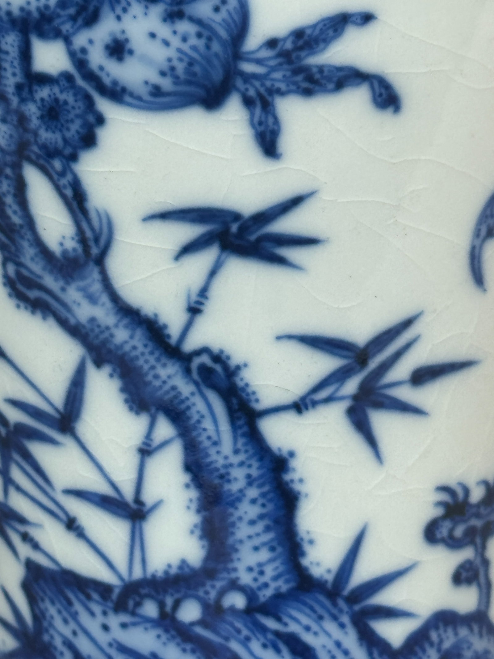 CHINESE BLUE AND WHITE PORCELAIN MEIPING - 6