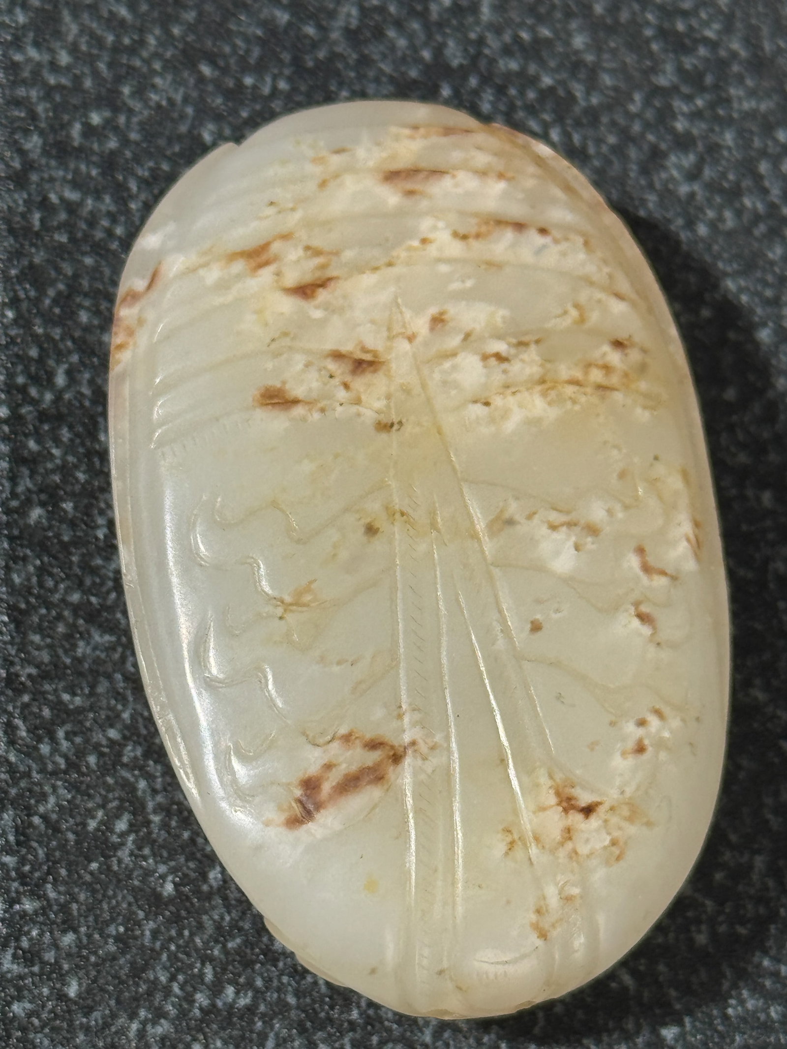 CHINESE JADE PENDANT OF INSECT - 5