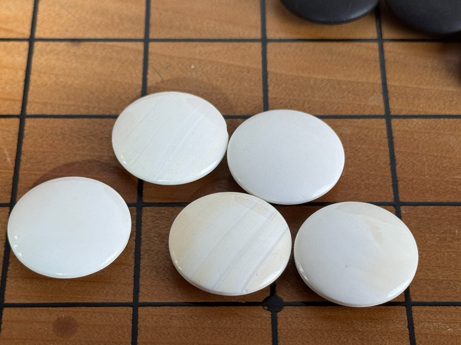COMPLETE JAPANESE WOOD GO GAME SET - 2