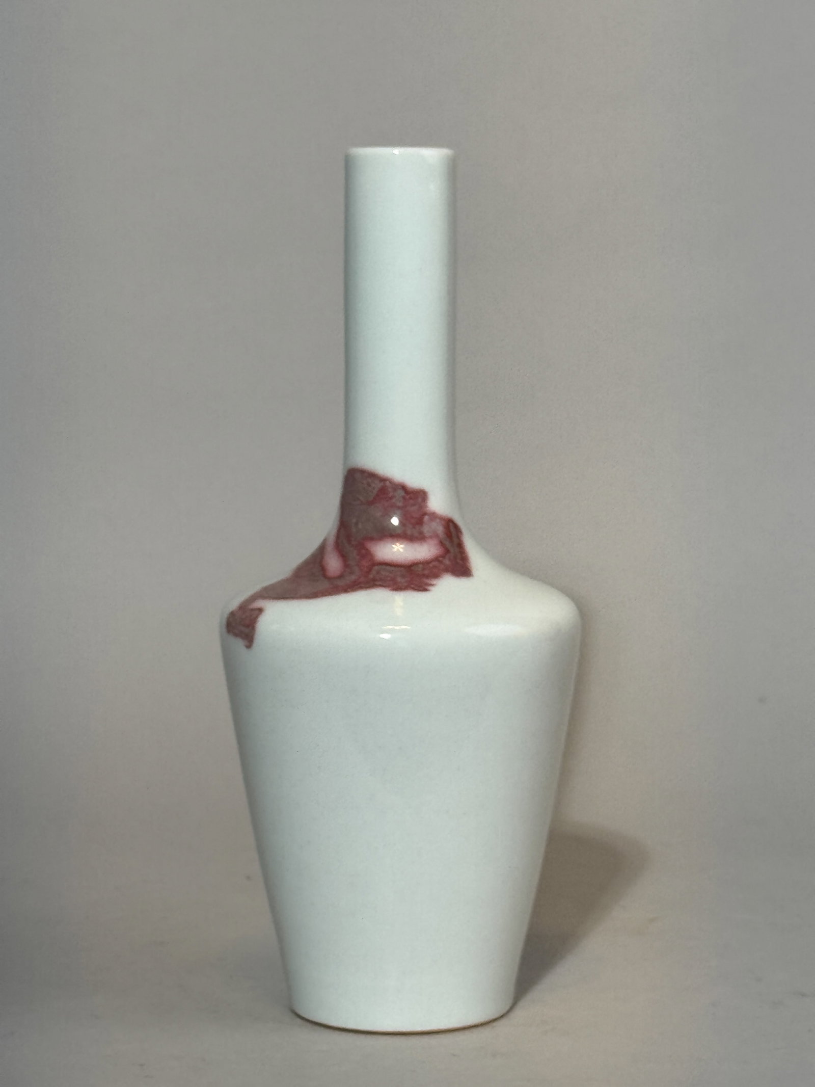 CHINESE PORCELAIN VASE WITH COPPER-RED DRAGON (1 of 13)