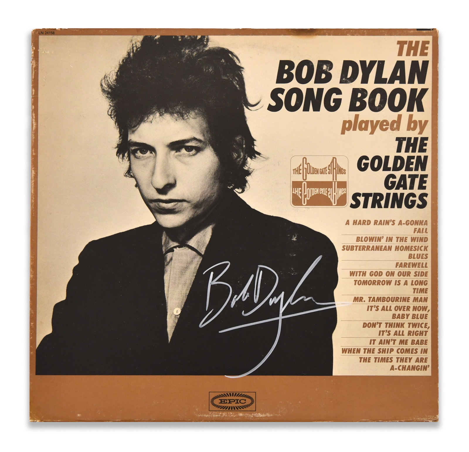 BOB DYLAN, ALBUM "THE BOB DYLAN SONG BOOK", BEARING SIGNATURE (1 of 5)