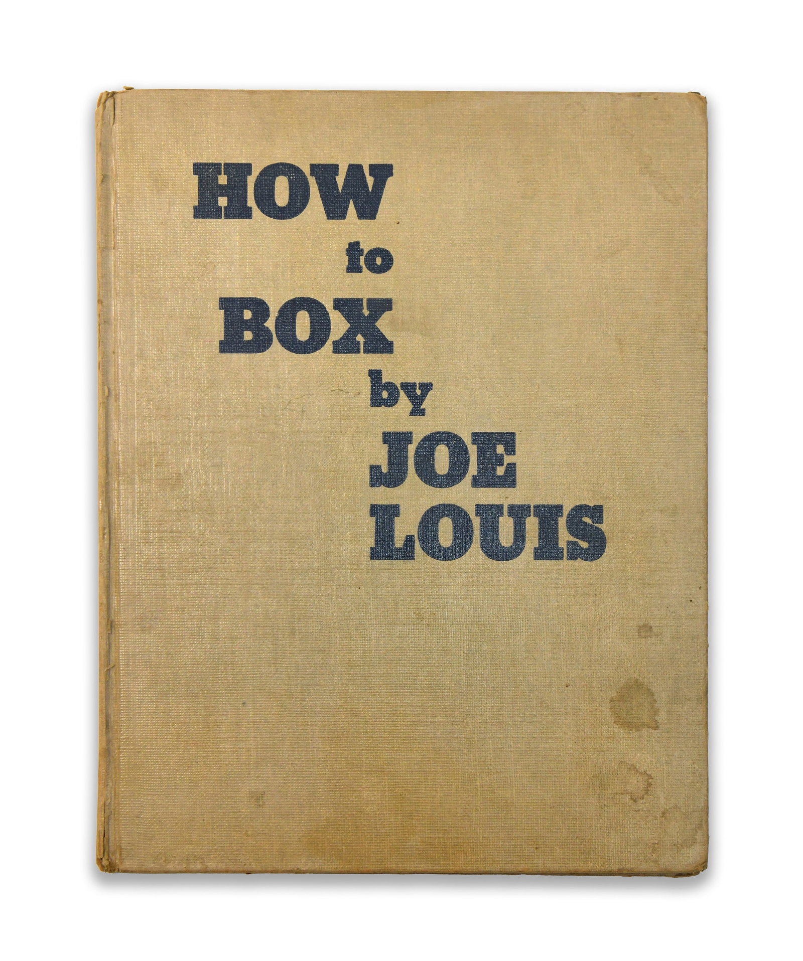 JOE LOUIS, BOOK "HOW TO BOX", BEARING SIGNATURE (1 of 3)