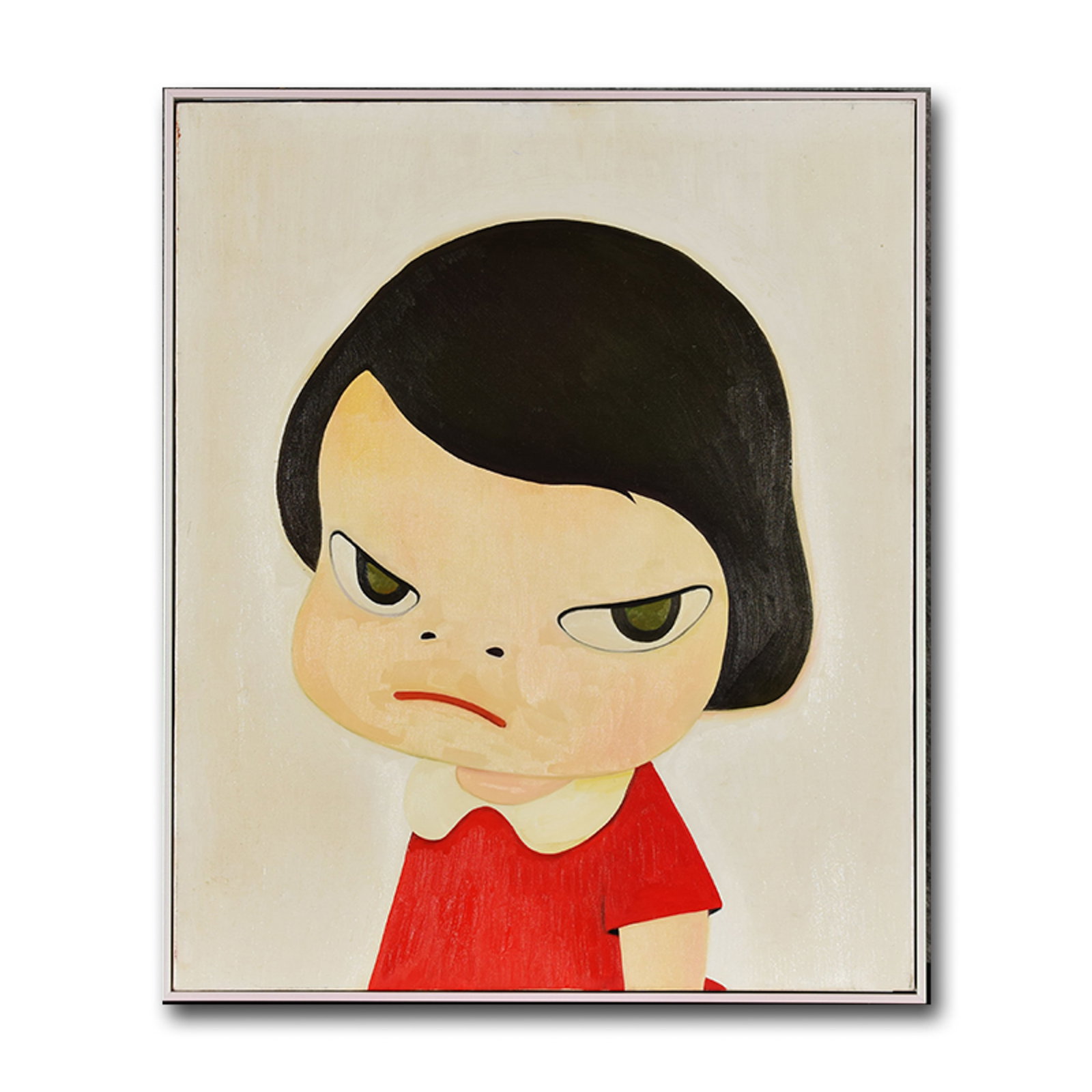 YOSHITOMO NARA, ATTRIBUTED TO, OIL ON CANVAS (1 of 2)