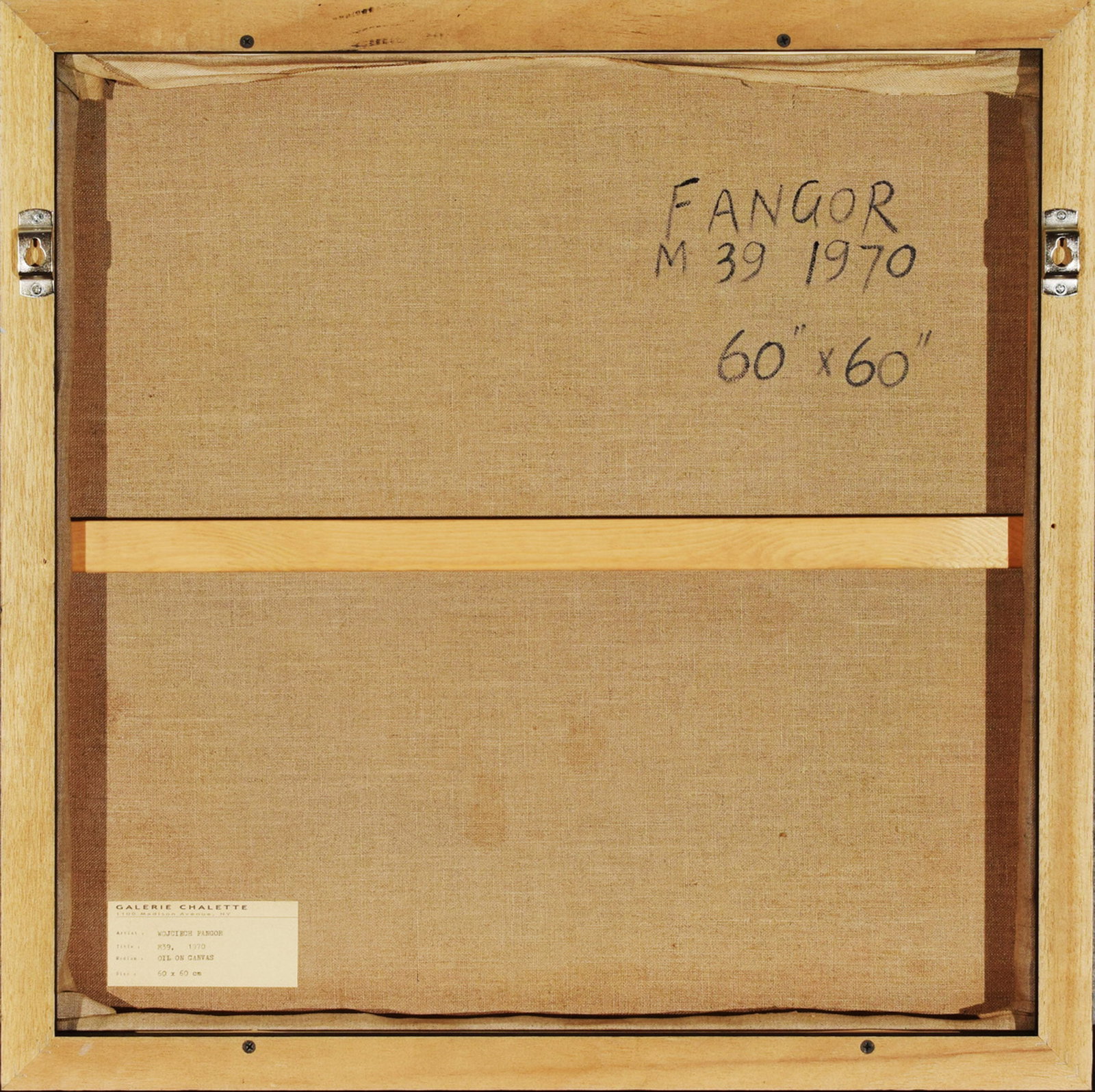 WOJCIECH FANGOR, IN THE STYLE OF, OIL ON CANVAS - 2