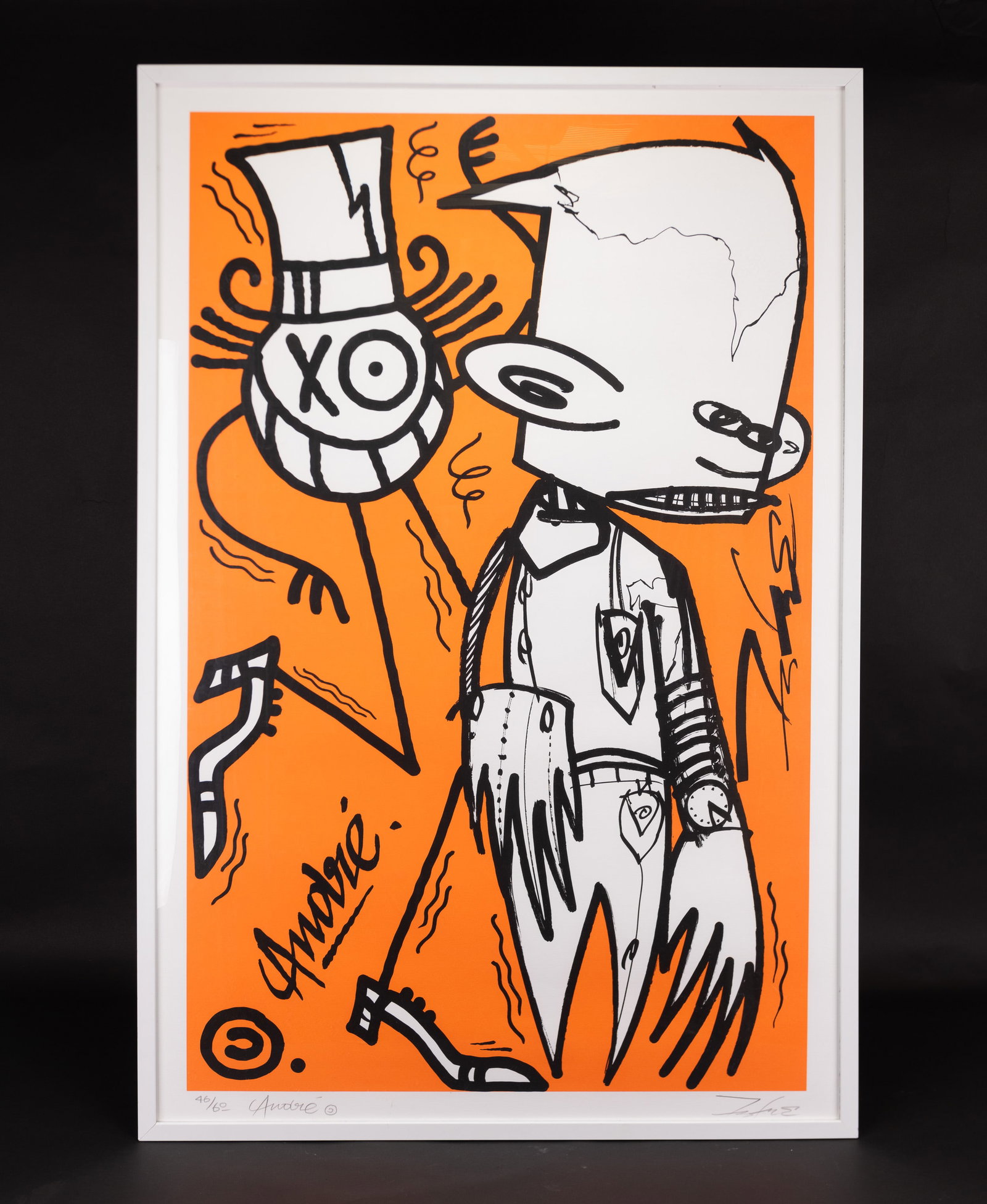 Futura 2000 (American, b. 1955), Chez Nous - Orange, Andre Saraiva & Amp - 3