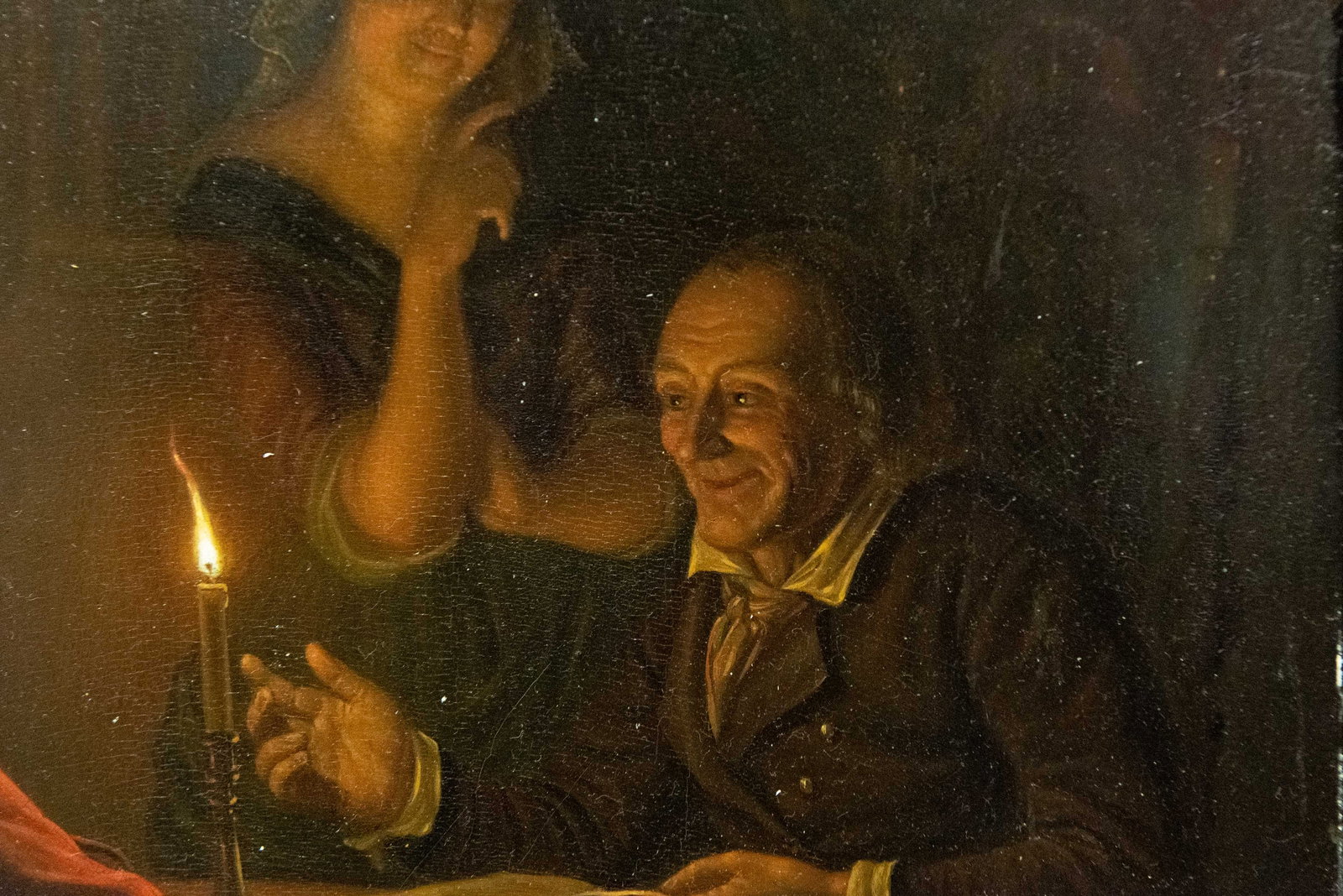 Circle of Petrus Van Schendel (Dutch-BelGIAn, 1806-1870), Candlelight Conversation - 4