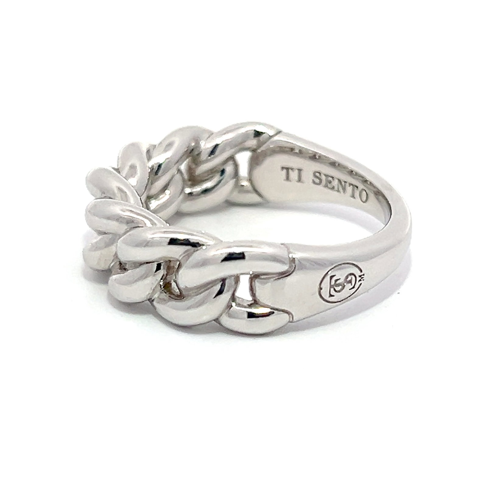 A TI SENTO SILVER RING - 2