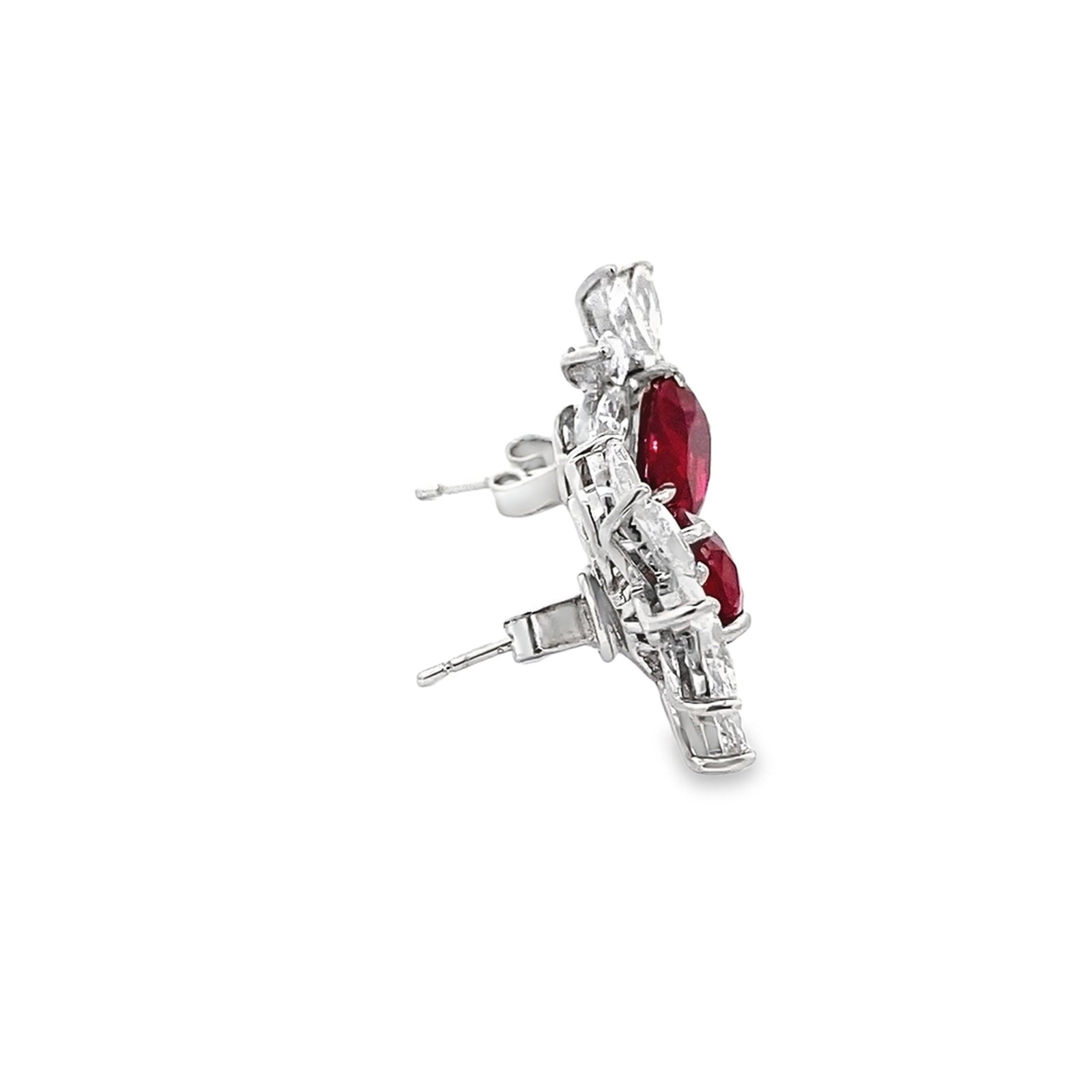 PAIR OF GEMSTONE FASHION JEWELRY EARRINGS - 4