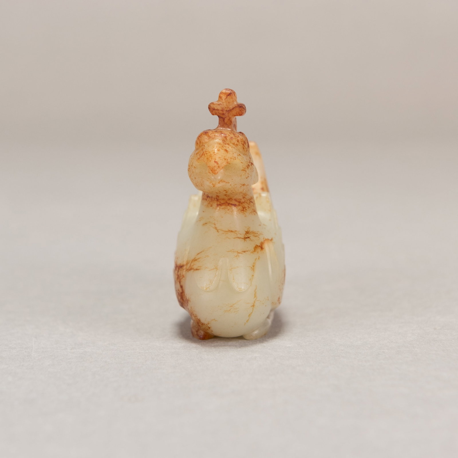 CHINESE JADE CARVING OF PHOENIX, PROBABLY HAN DYNASTY - 5