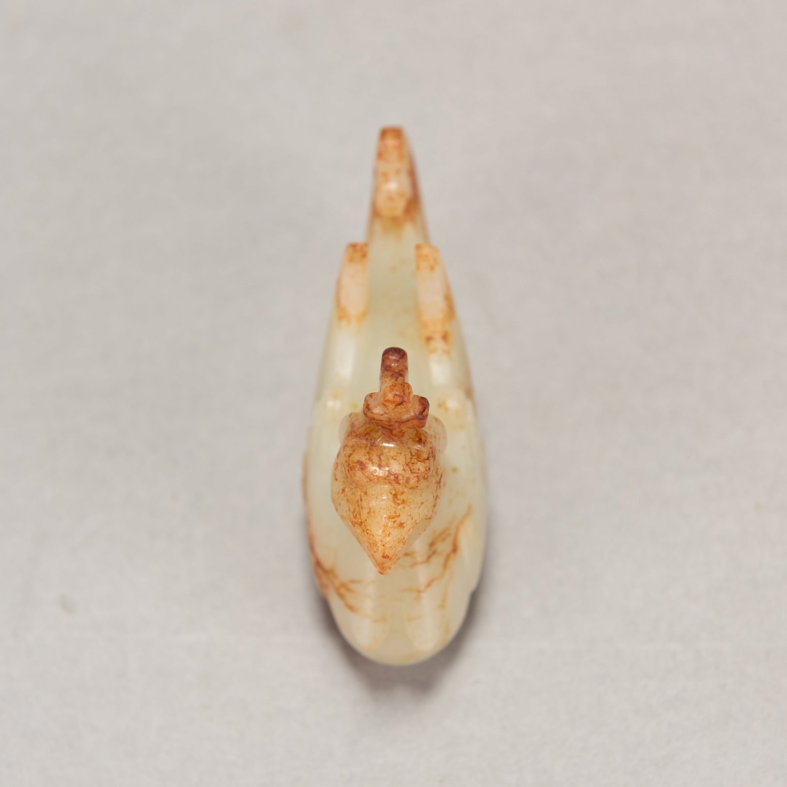 CHINESE JADE CARVING OF PHOENIX, PROBABLY HAN DYNASTY - 7