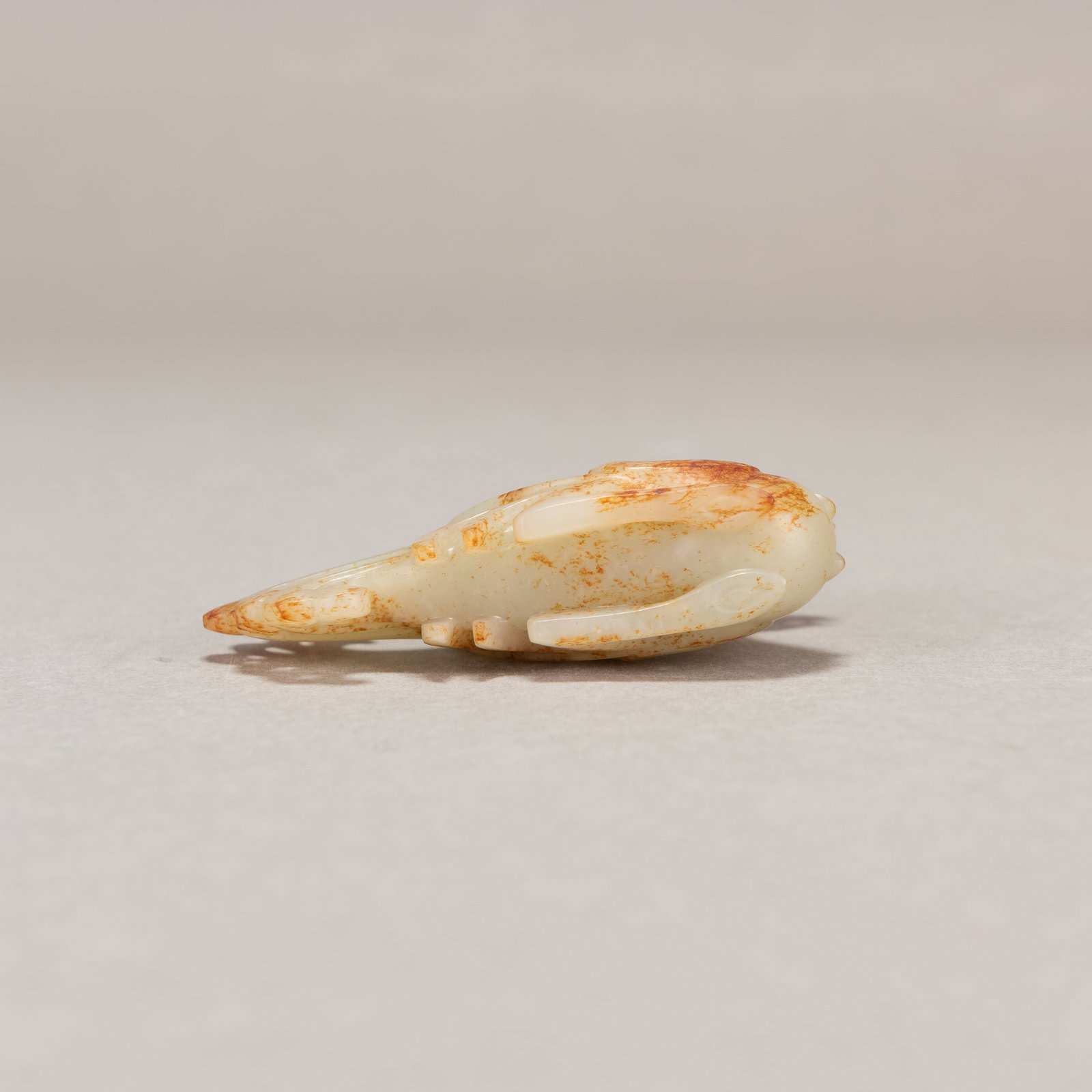 CHINESE JADE CARVING OF PHOENIX, PROBABLY HAN DYNASTY - 8