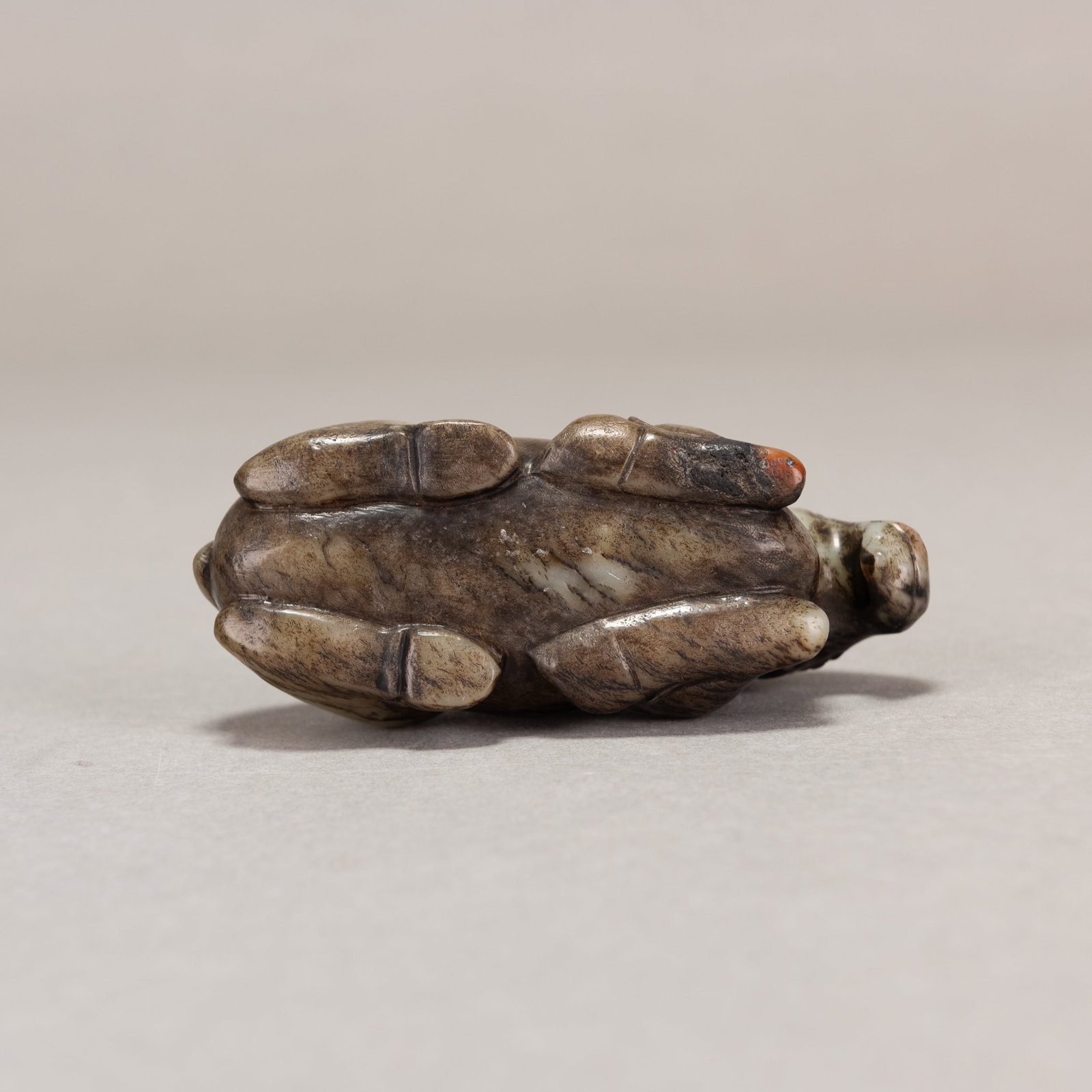 EARLY CHINESE JADE CARVING OF A GOAT - 7
