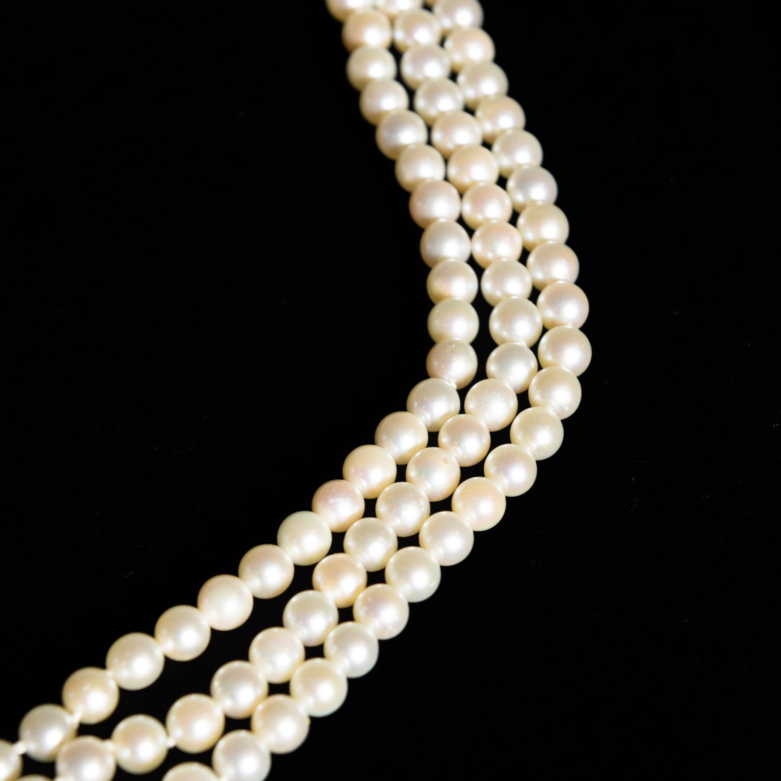 PEARL, DIAMOND AND 14K NECKLACE - 3