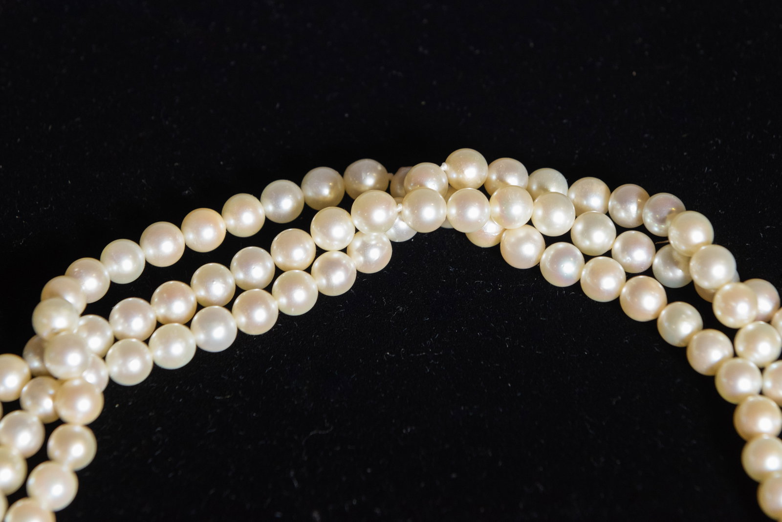 PEARL, DIAMOND AND 14K NECKLACE - 4