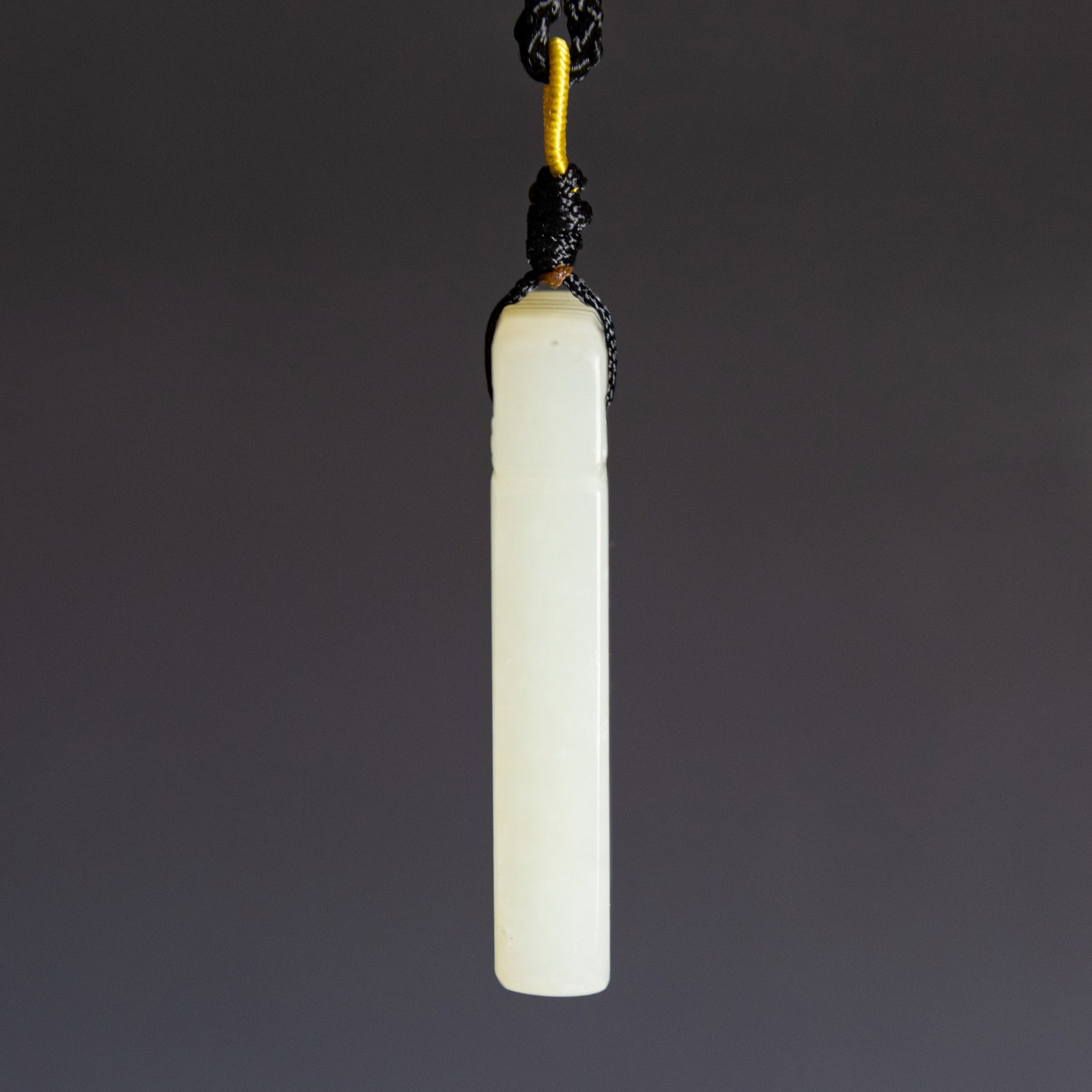 A CHINESE WHITE JADE PLAQUE - 3