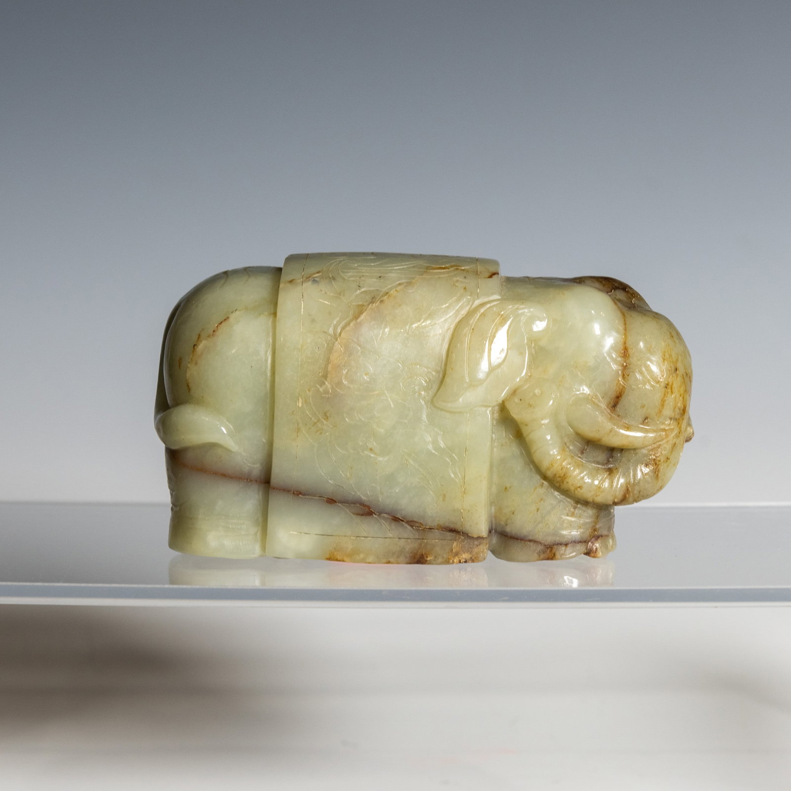 CHINESE WHITE JADE CARVING - 7