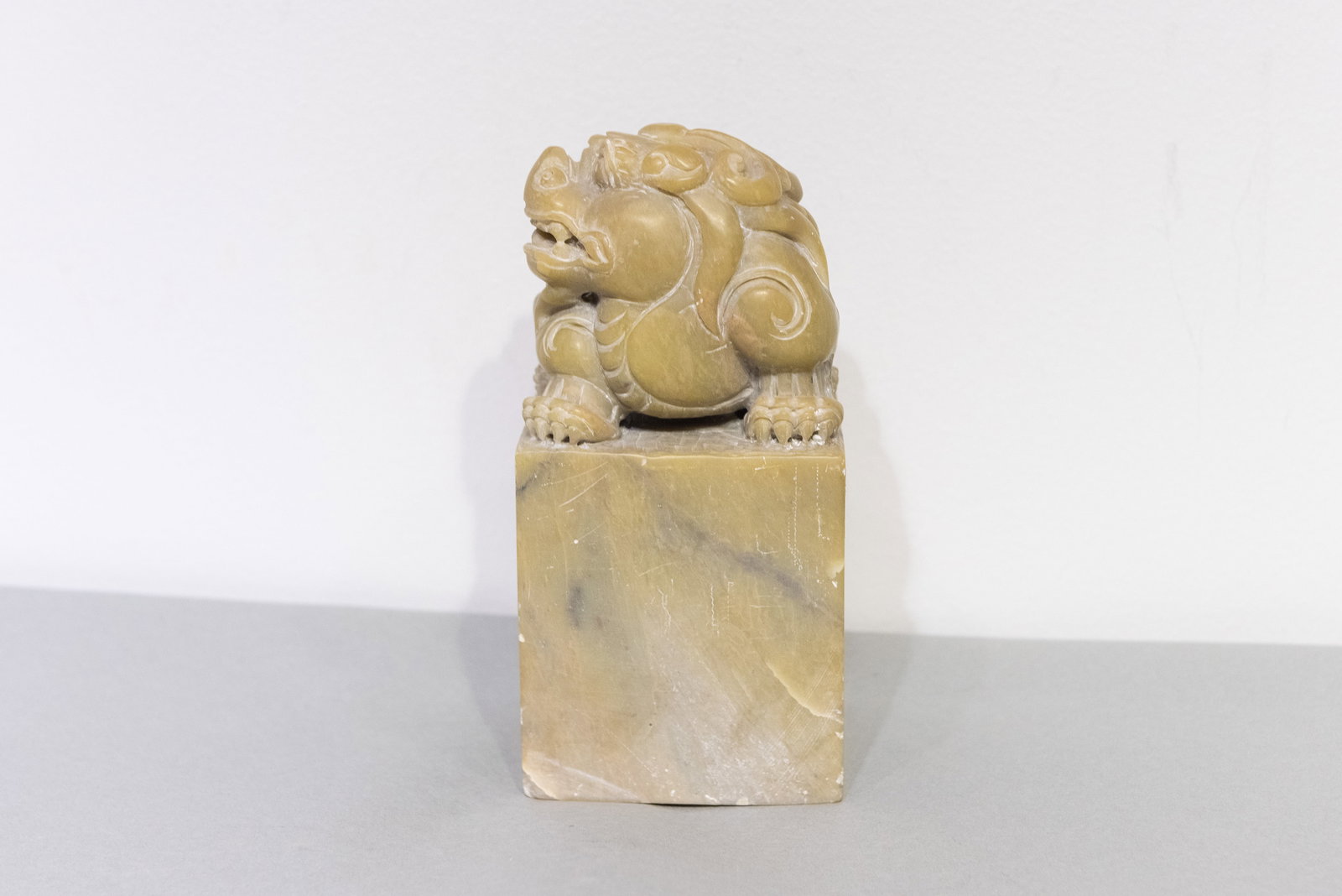 A CHINESE CARVED STONE STAMP - 3