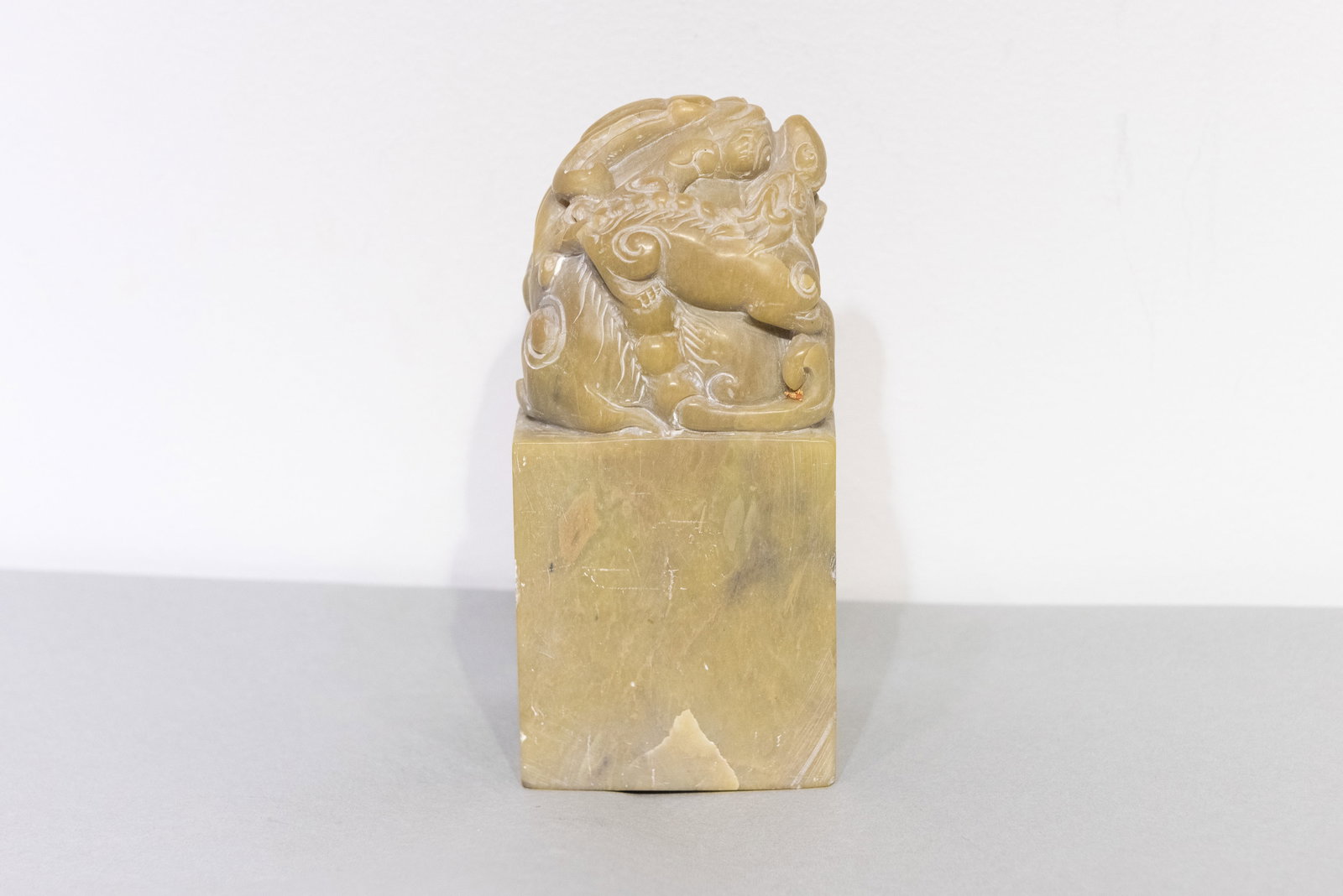A CHINESE CARVED STONE STAMP - 5
