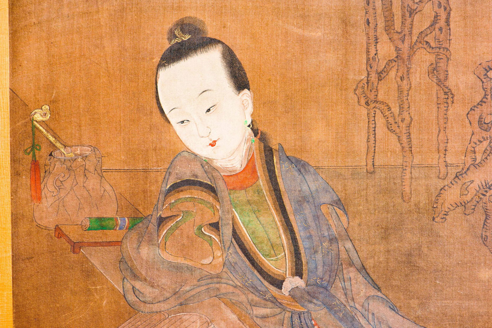 ANONYMOUS (QING DYNASTY), CHINESE PAINTING OF A LADY - 4